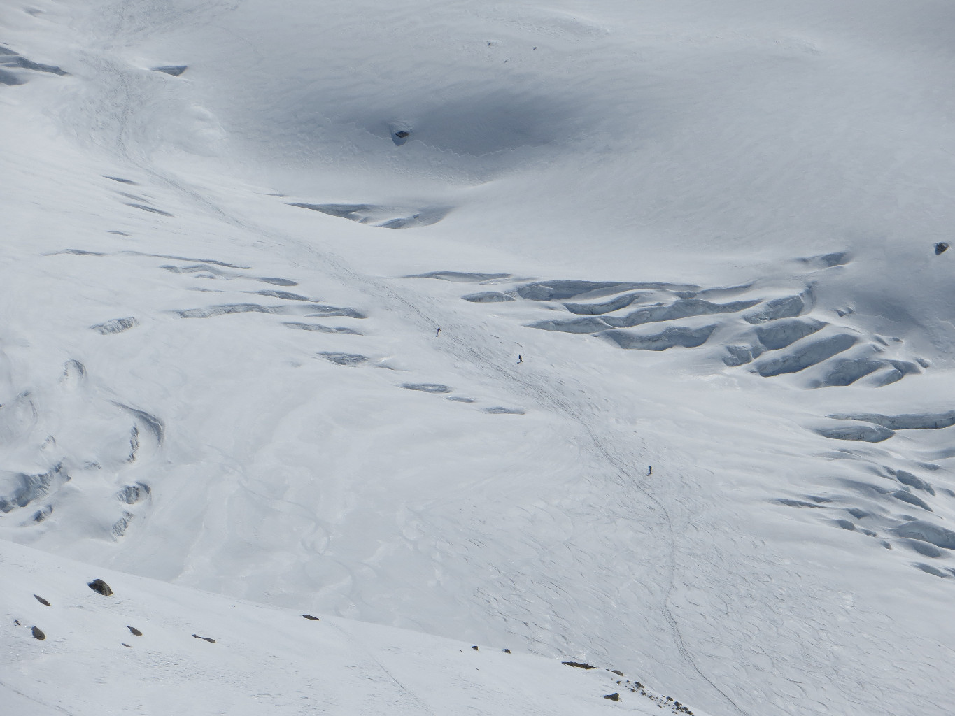 Crevasses on Obersulzbachkees