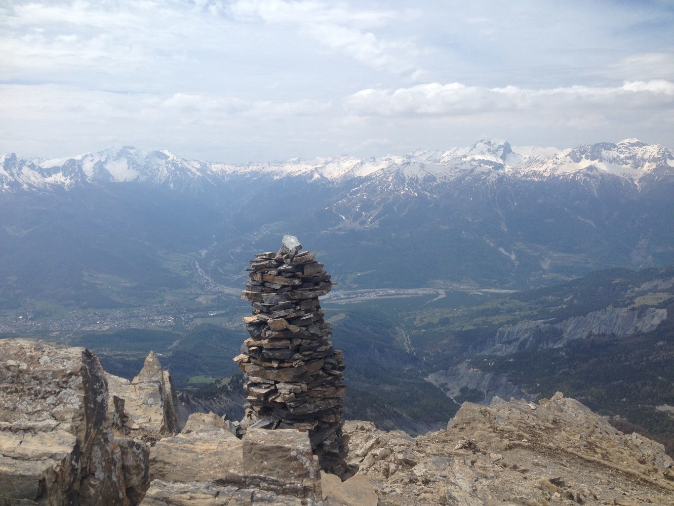 L'Ubaye vue du Col de la Pare