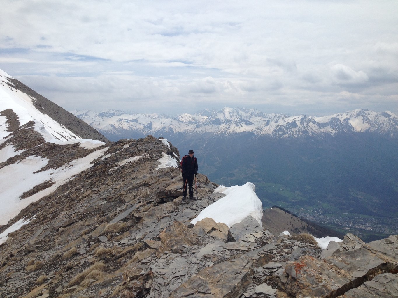 la Partie médiane de l'Arete W