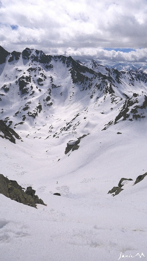 De la brèche S la combe SE