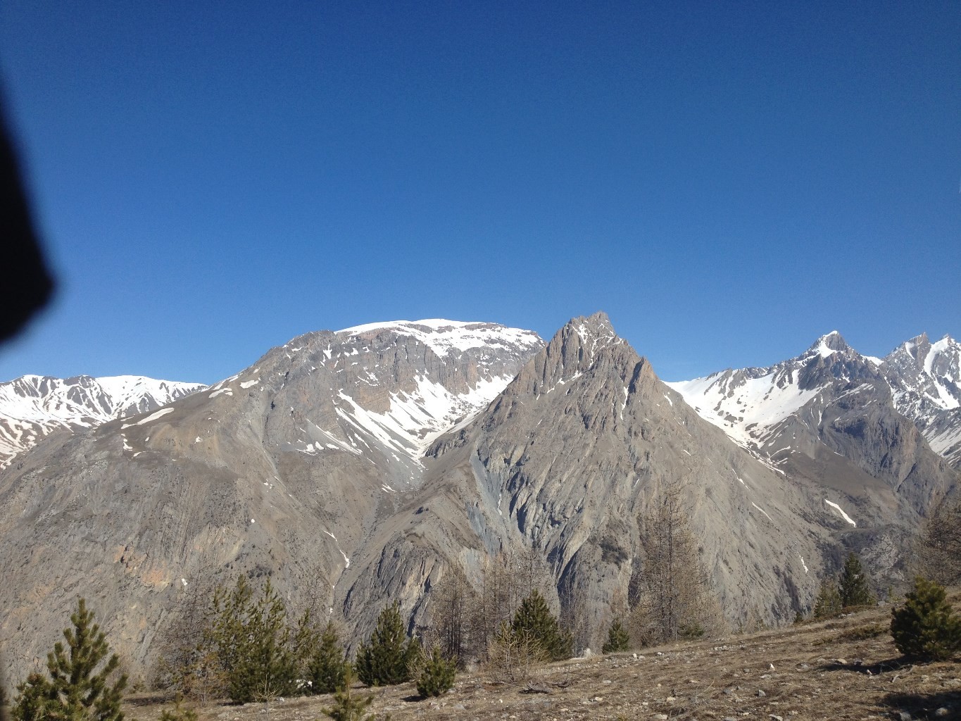 La Mortice (3169m) , La Grande Roche (3027m) et le Pic de Panestrel (3254m)