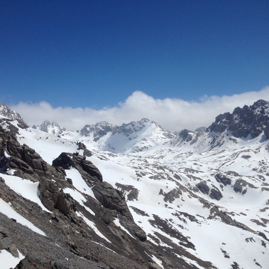 Le Brec de l'Homme (3211m) et la Tete de la Fréma (3151m)