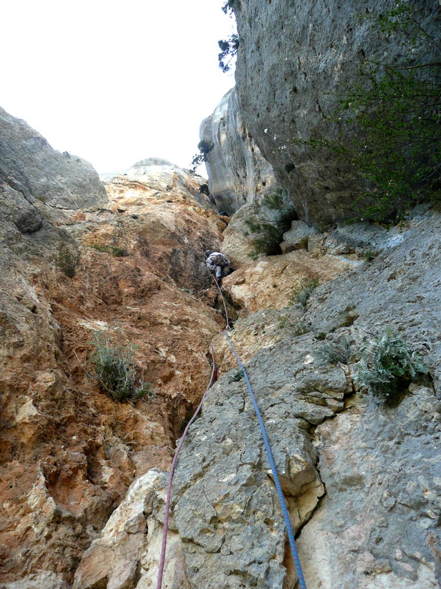 Julien aborde la section fissurée (L9)