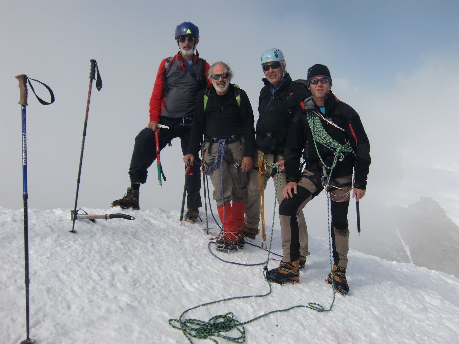 Le team BelgoSuisse au sommet