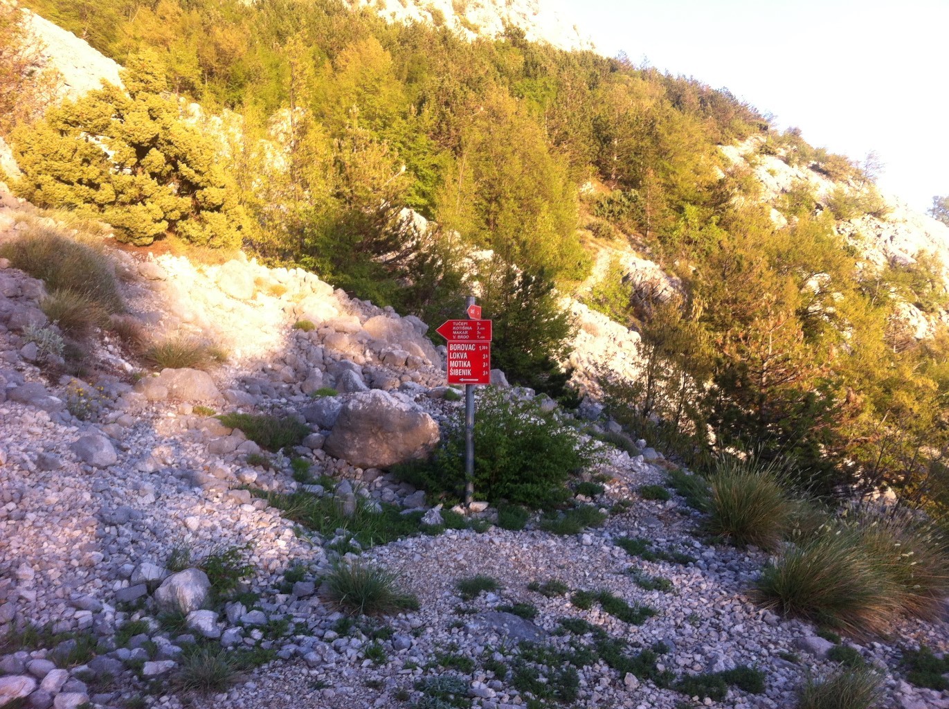 Départ du chemin