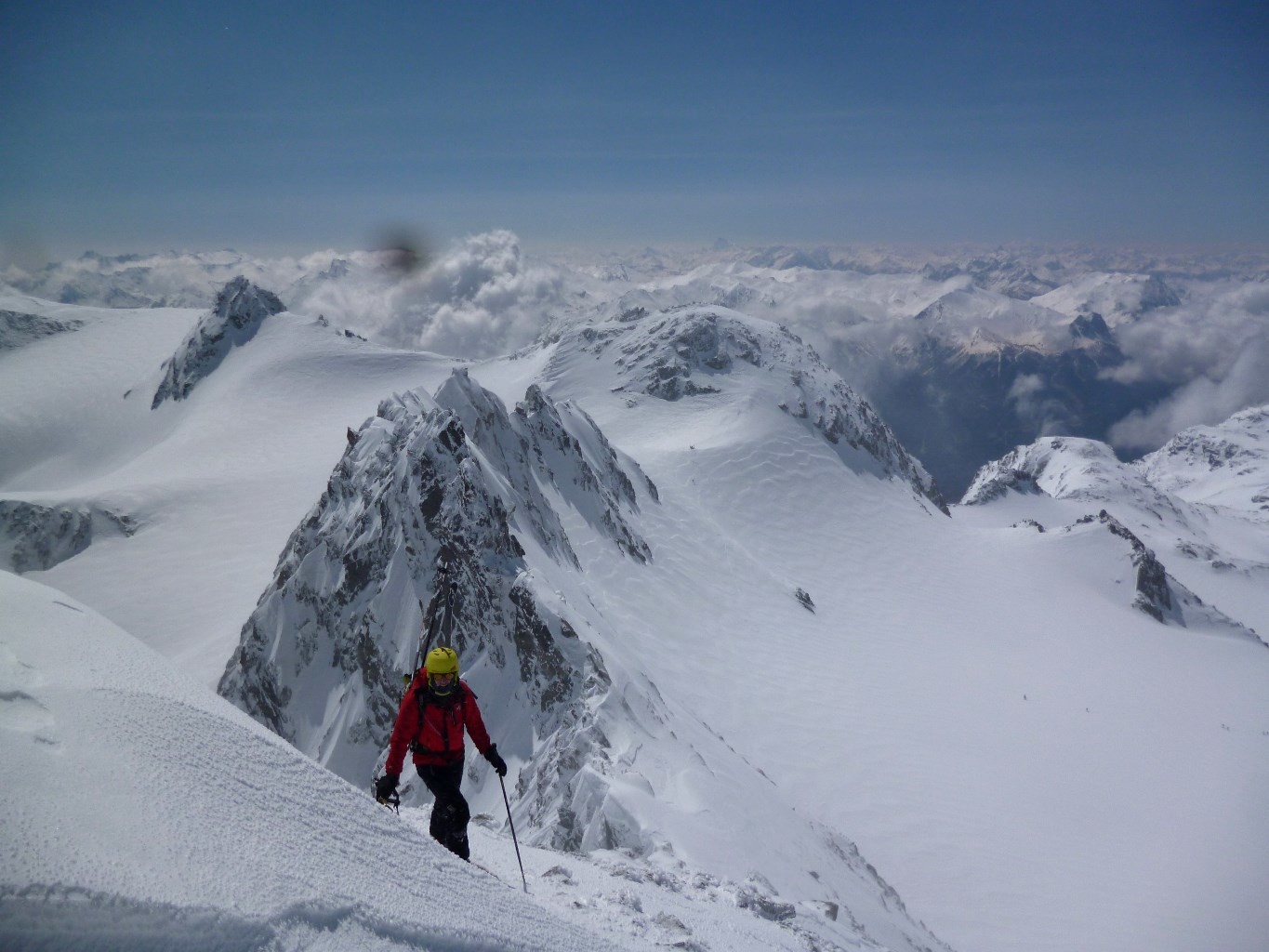 En arrivant au sommet de Péclet