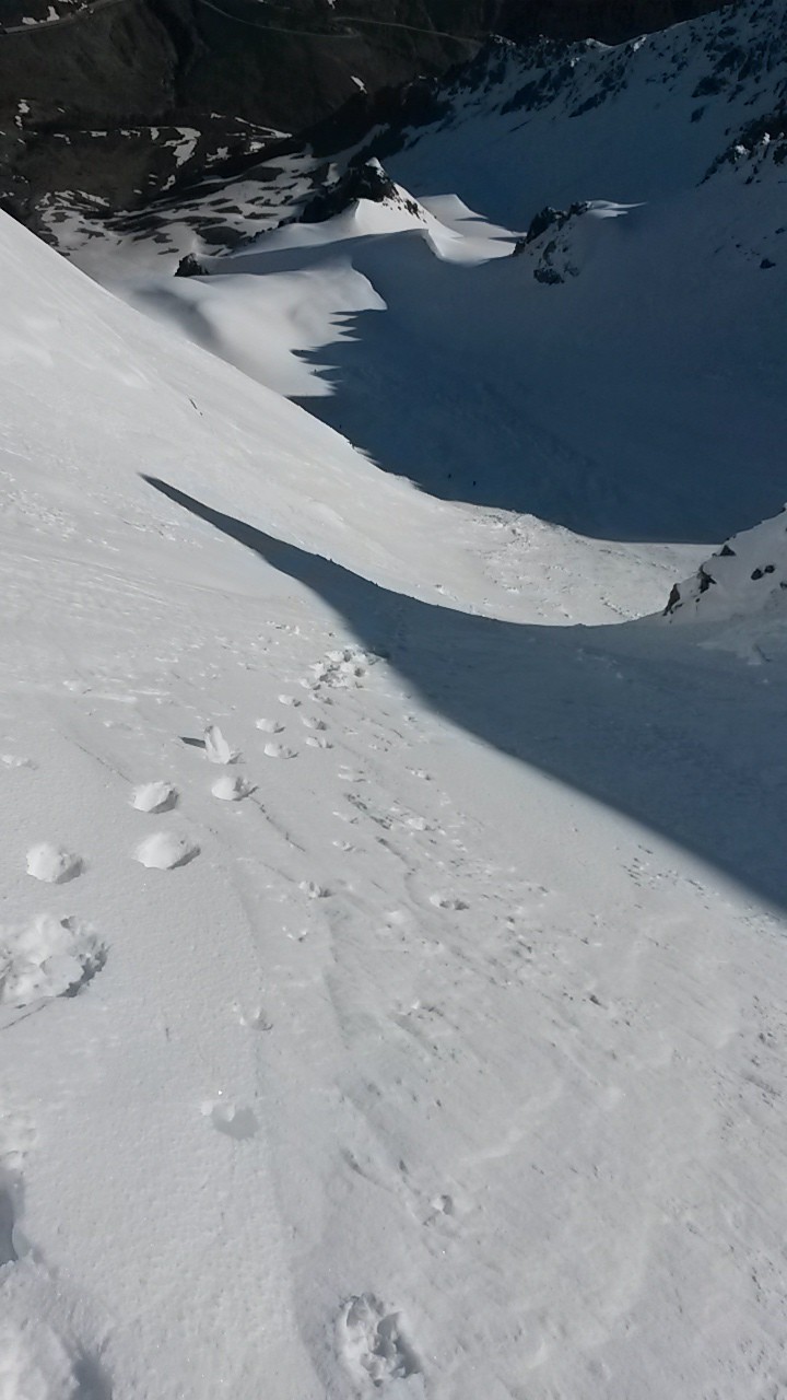 coulée vu du haut
