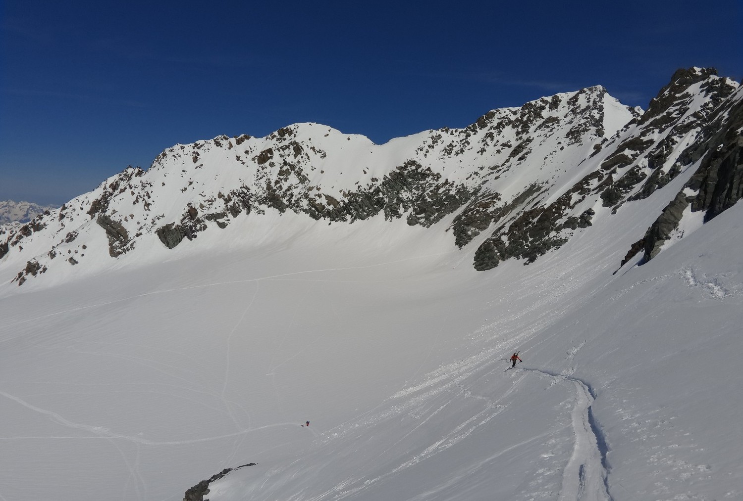 Sous le Col de Gébroulaz