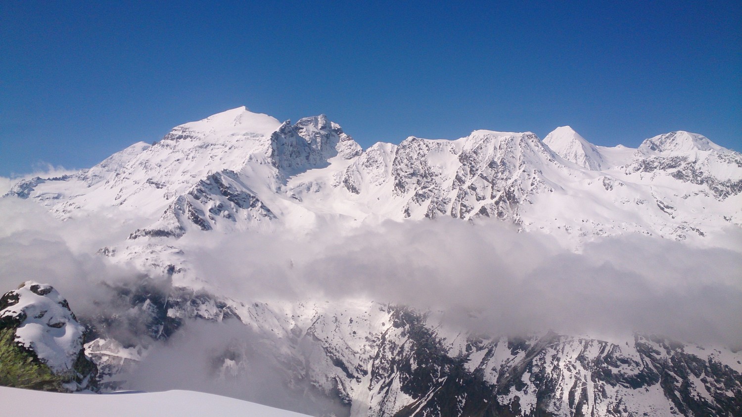 Les Combins bien blancs !