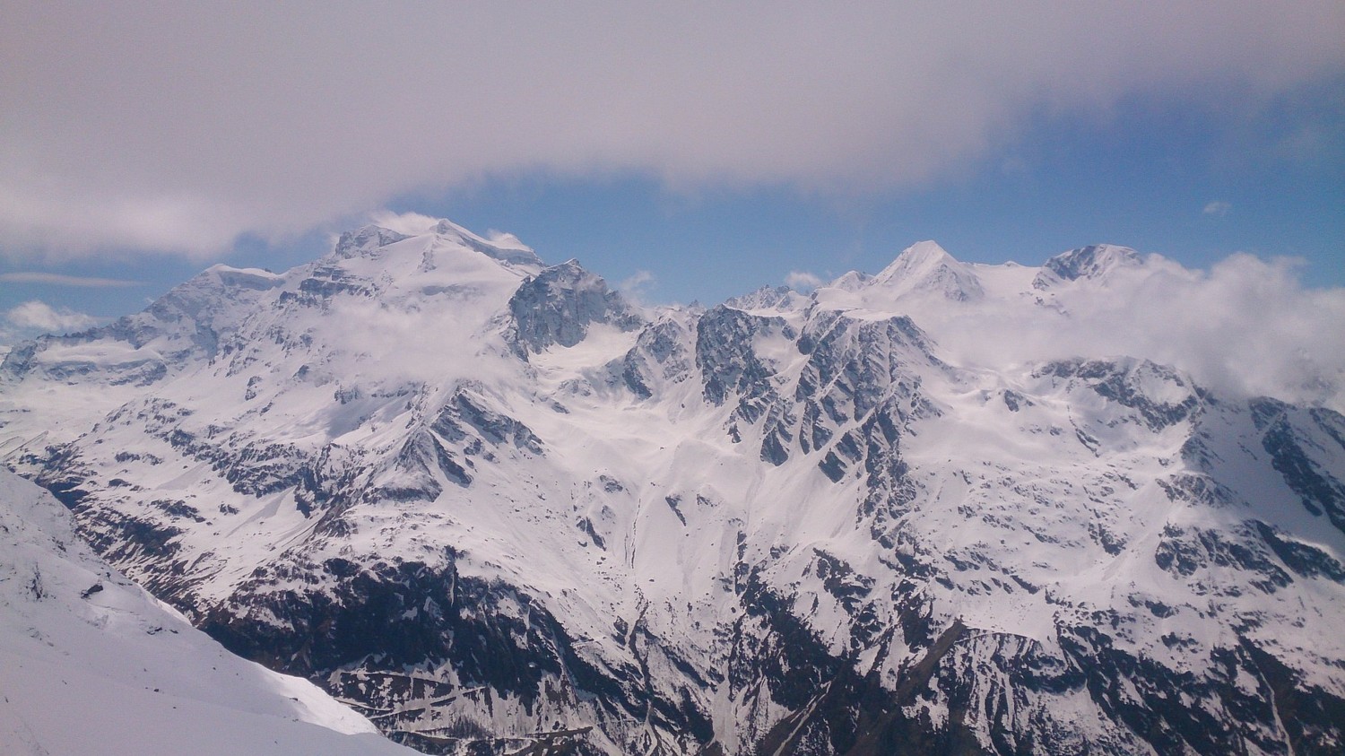 Et pourtant, tout bleu sur les Combins