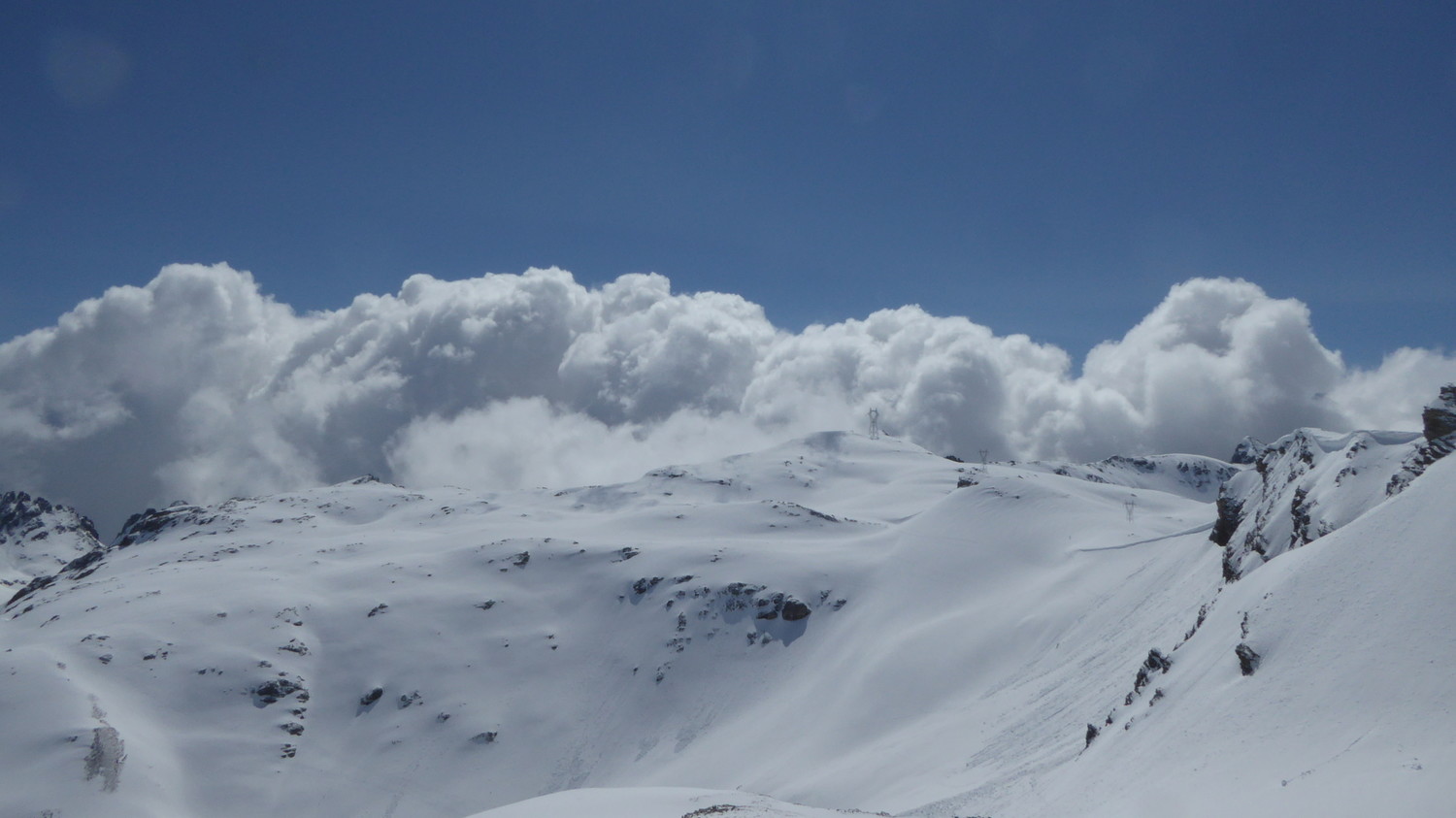 Coté Terrasse, toujours aussi blanc