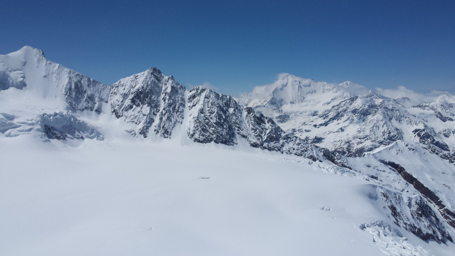 ..et le weisshorn au loin