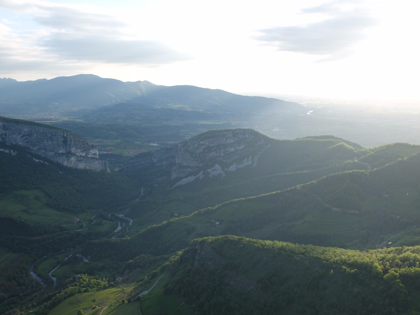 Vue du dernier relais