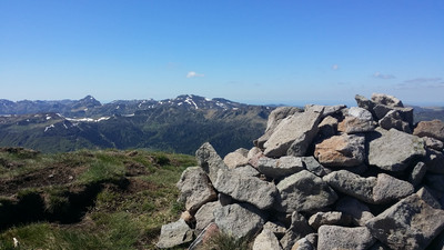Vue depuis le Puy du Rocher 1813 m