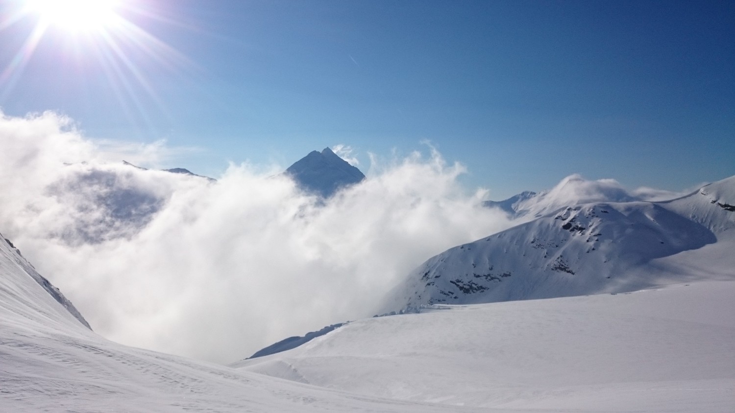 Nuvolaglia nella valle di Saas