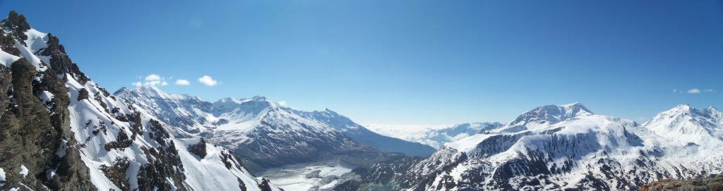 Au pas de la Beccia, vue sur le Mont Cenis.