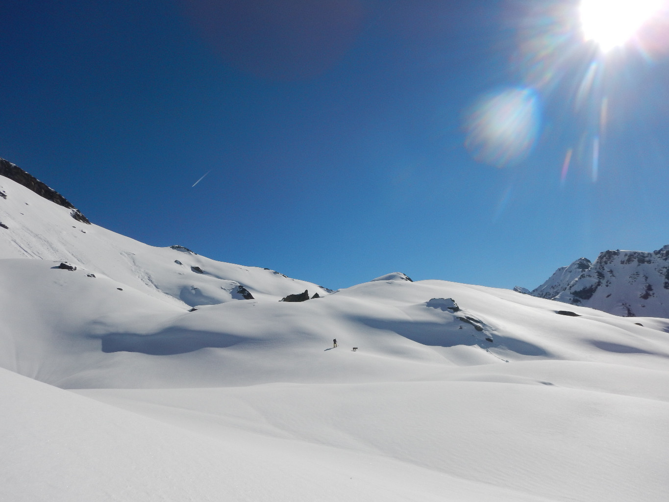 En direction du col