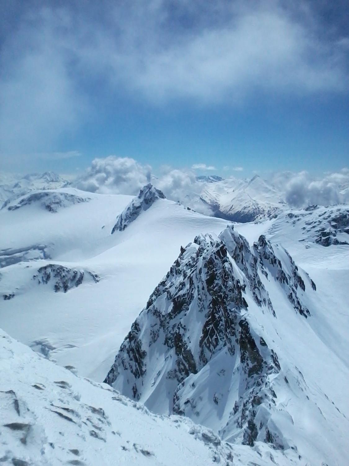 aiguille de Polset depuis aiguille de peclet