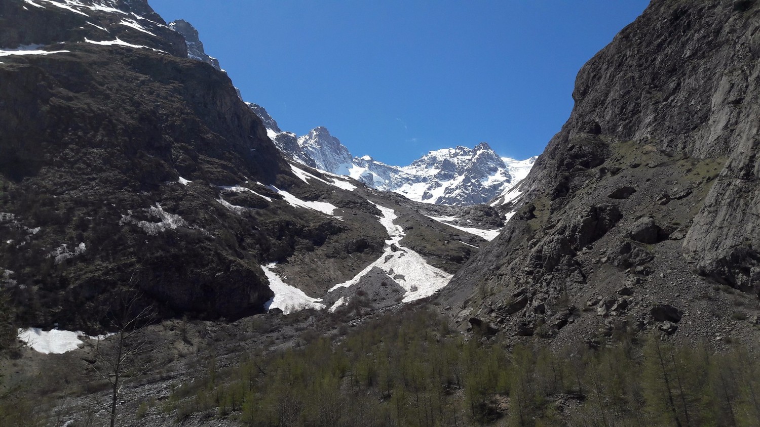 L'entrée du Vallon de l'Homme, en regagnant la voiture