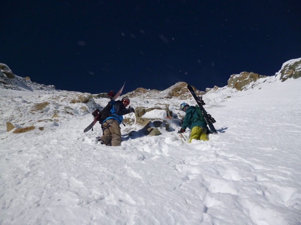 Manu et Christophe dans le haut