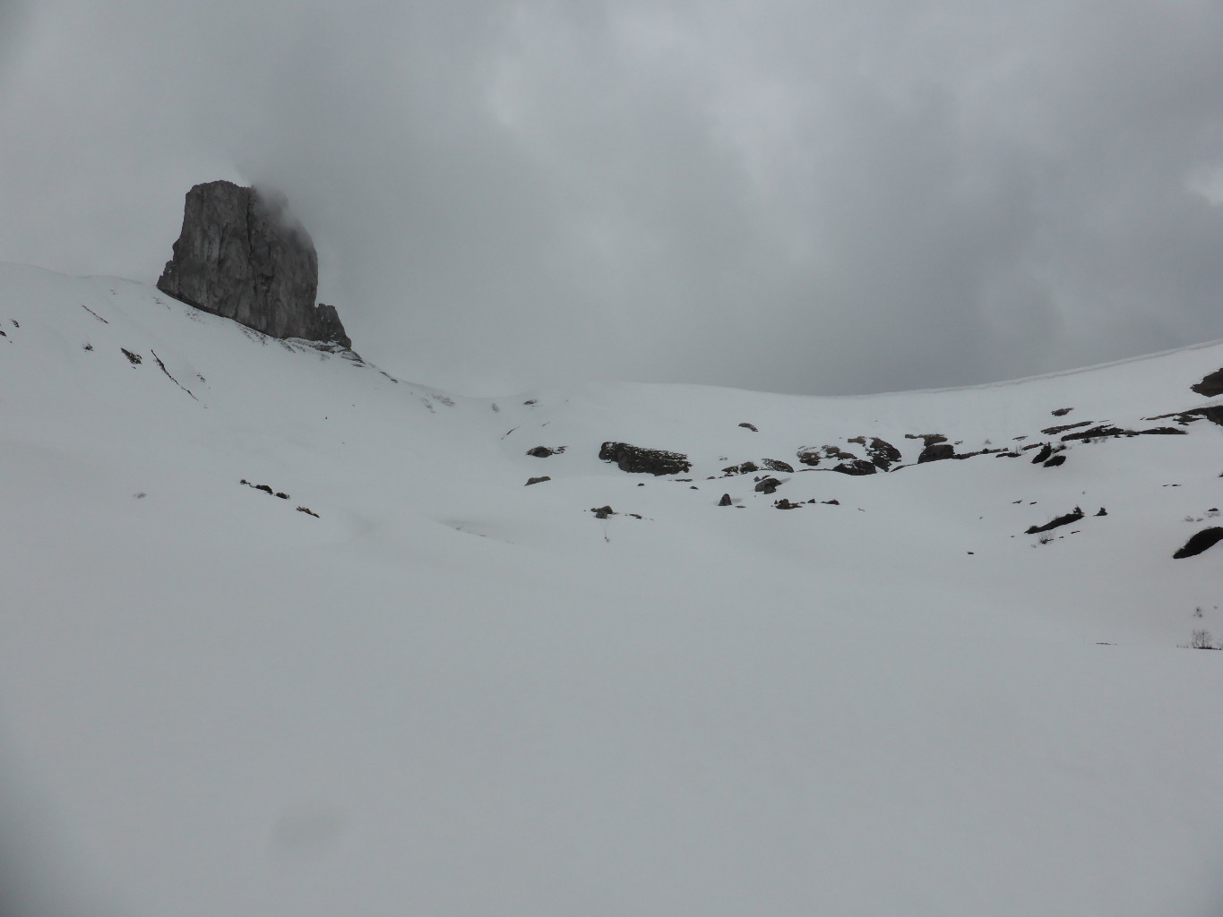La Tour prend garde sur le versant NE de Chaux de Mont
