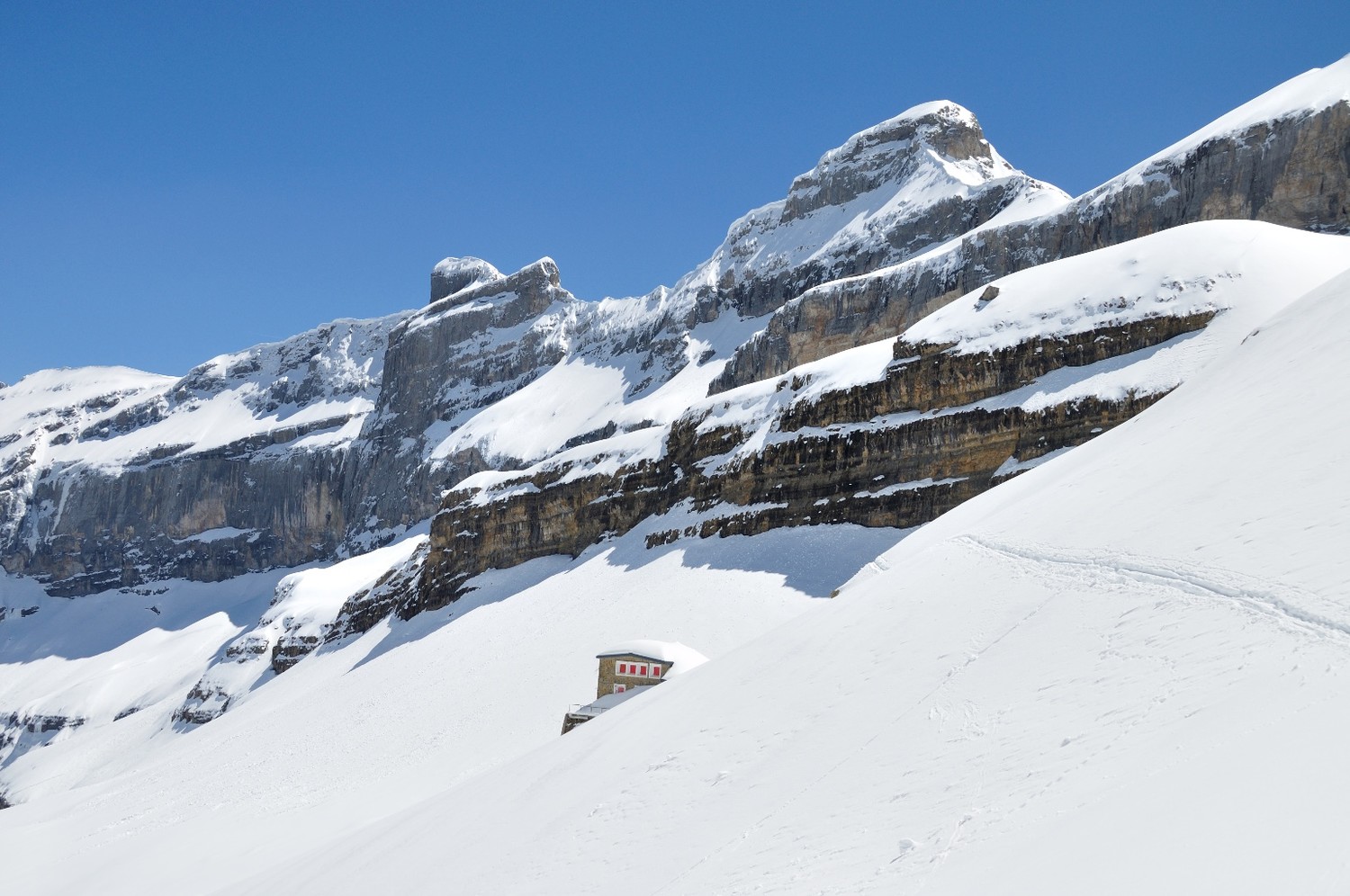 Ambiance hivernale aux Sarradets