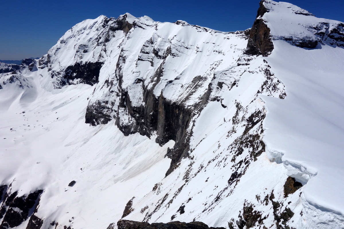 Barroude depuis le col de la Géla