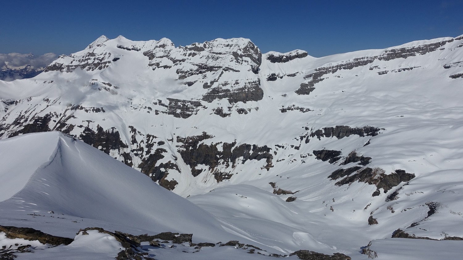 Le vallon de descente