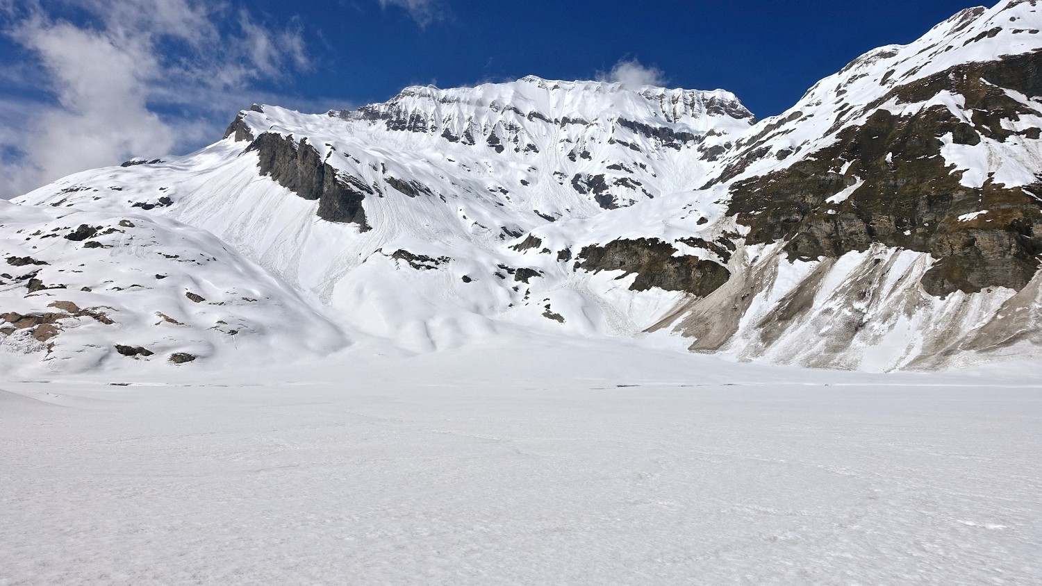 Pointe de la Fenive : Point de vue éphémère, au sec, avant la remontée des eaux