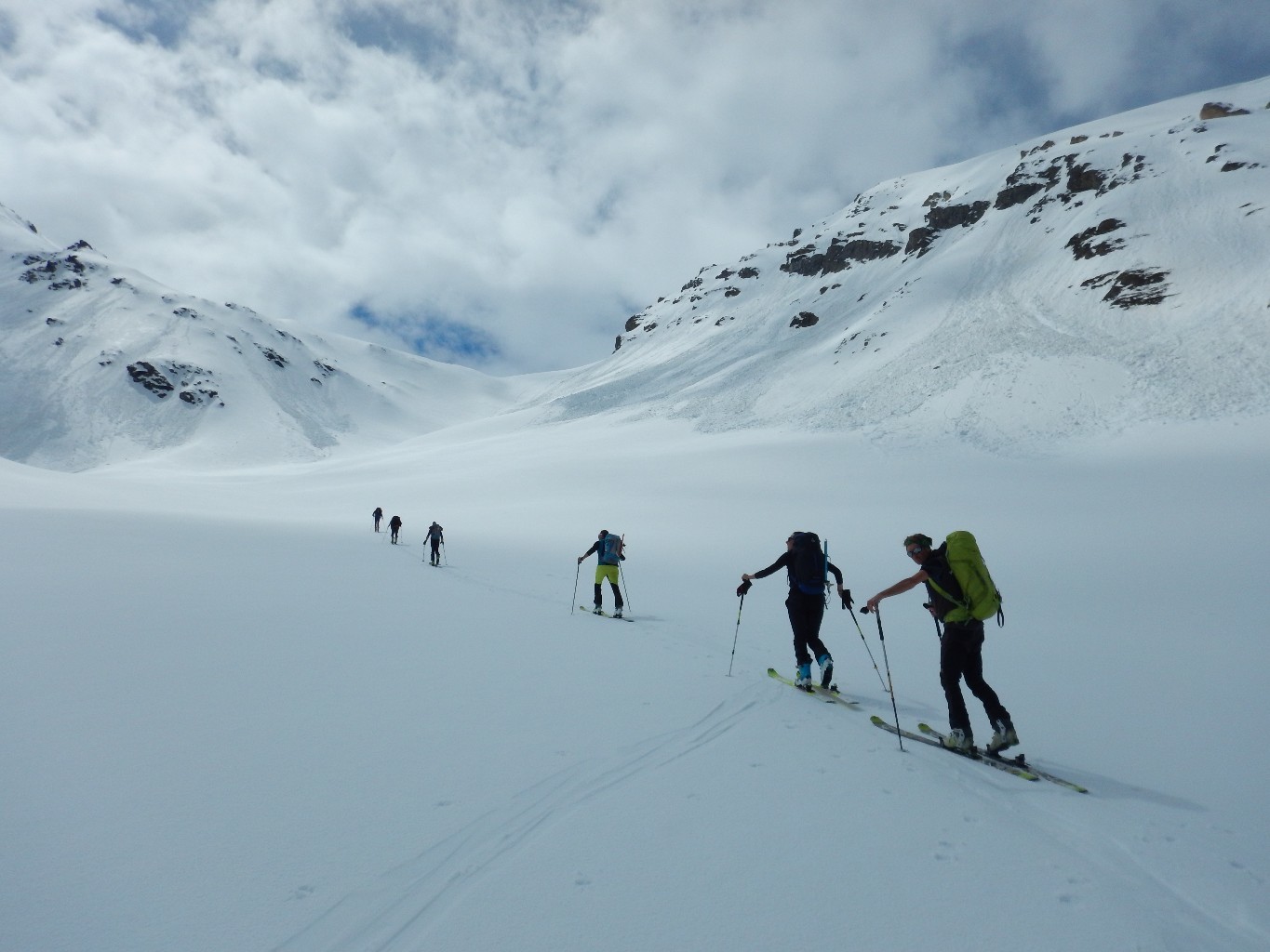 Verso il Colle della Gran Vaudala