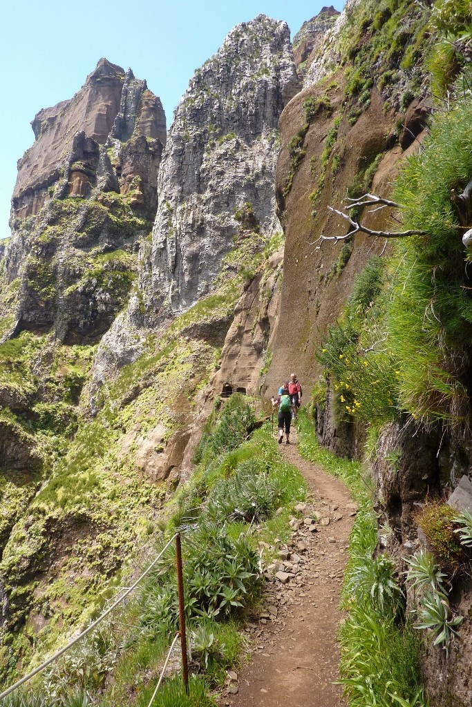 dans la traversée au retour