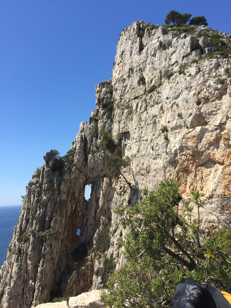 La magnifique facette où se déroule Chandeleur. Nous sommes dans la dernière longueur...