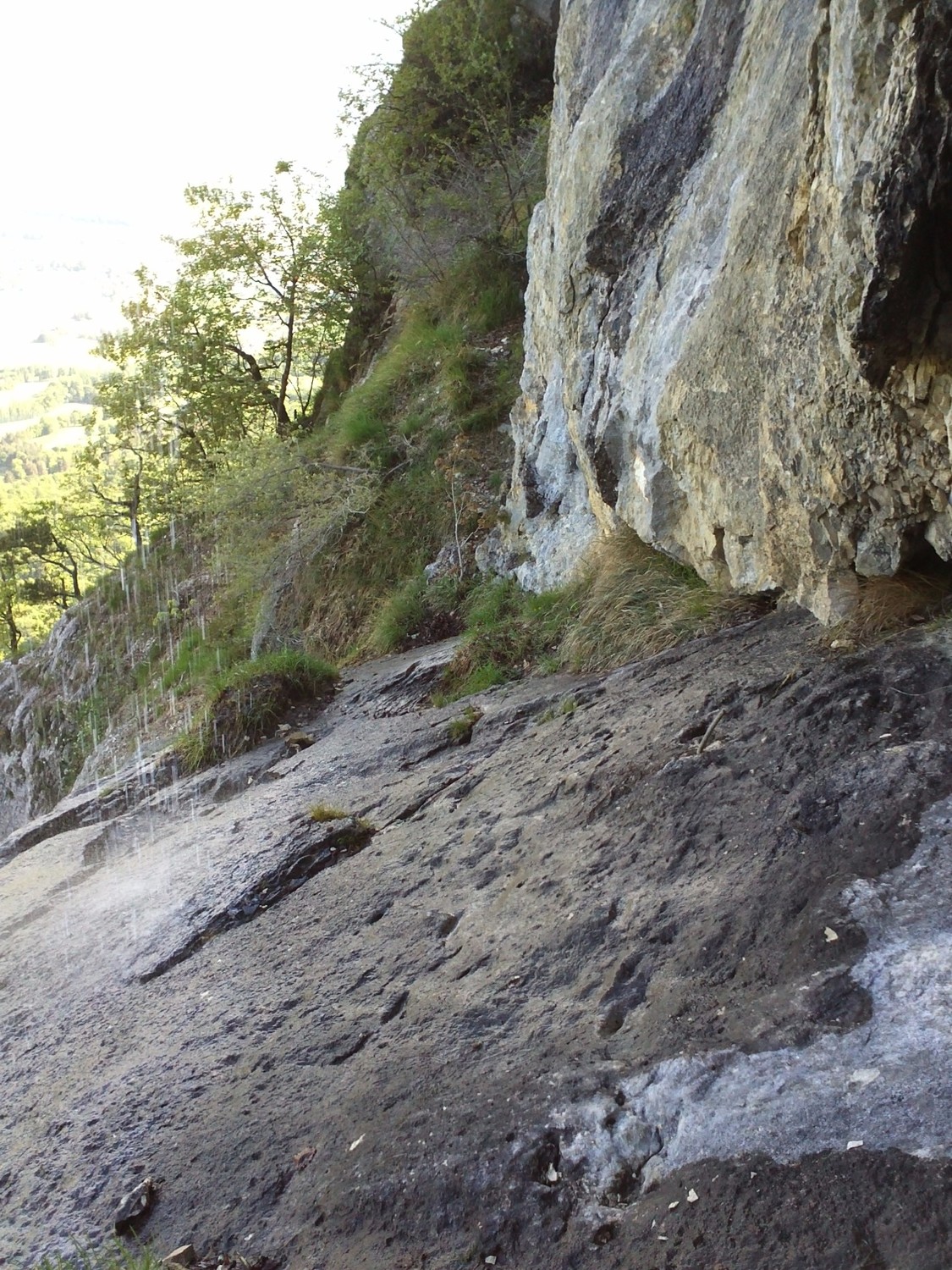 Traversée (trempée) de la dalle