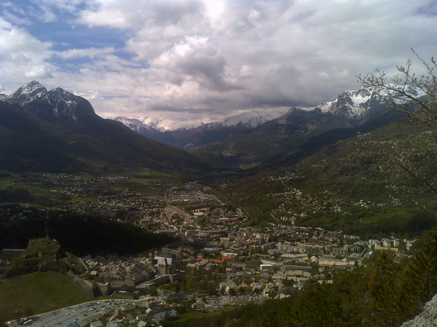 Vue sur Briançon