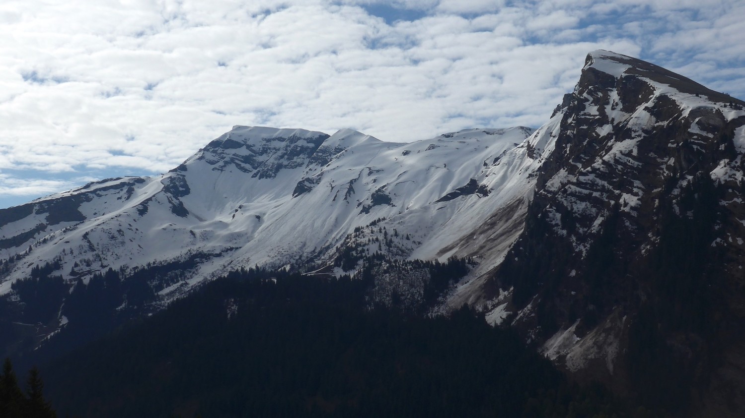 depuis la route : ensemble des Hauts Forts