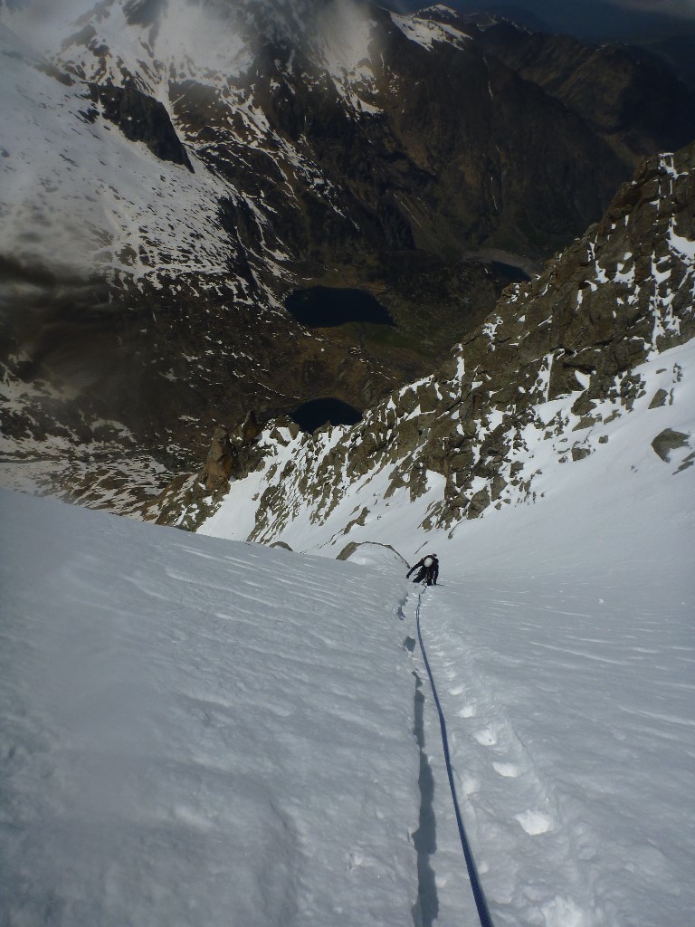 Dans les pentes de sorties