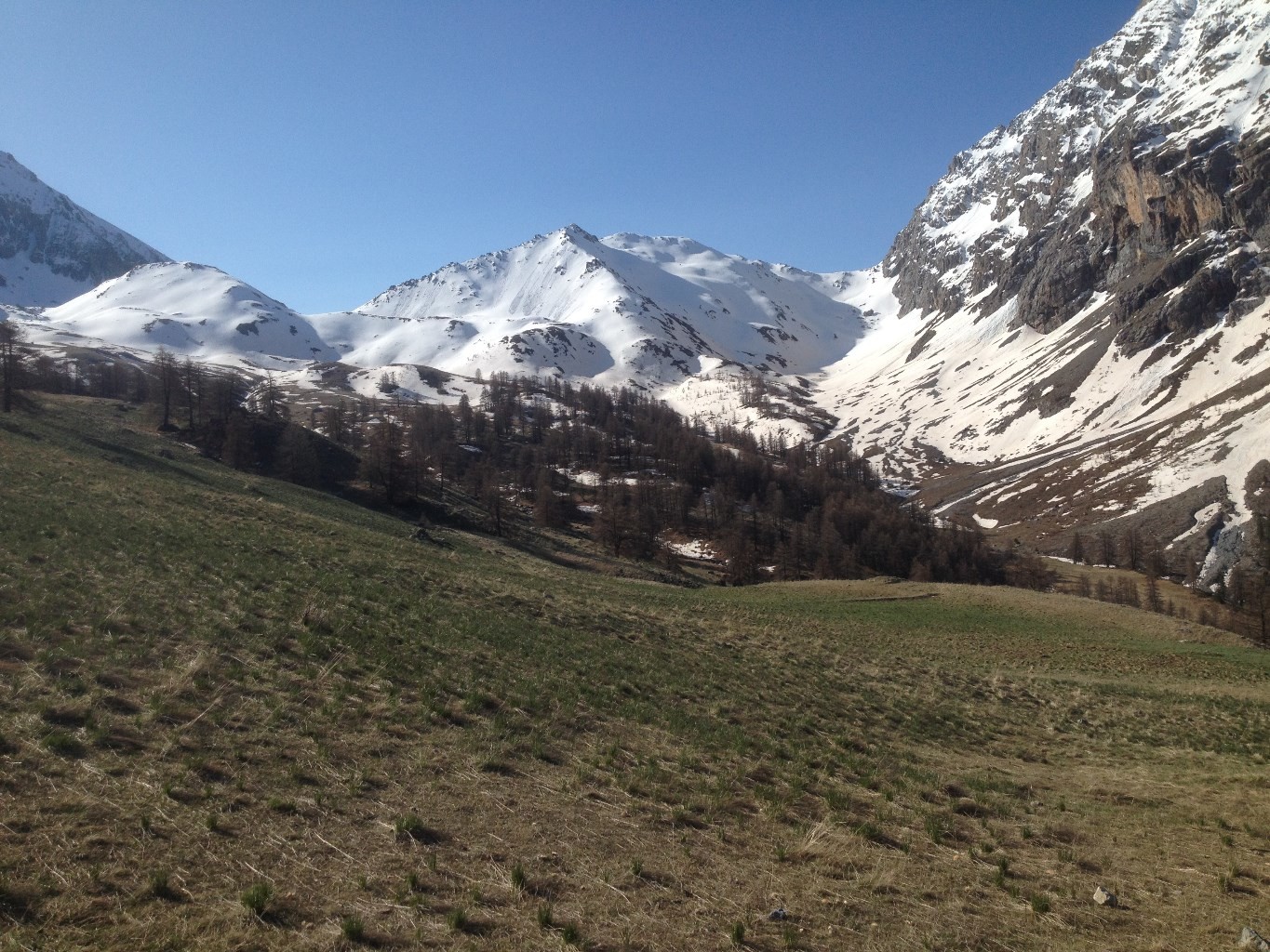 Le Col du Vallonet et la Tete de Plate Lombarde (2609m)