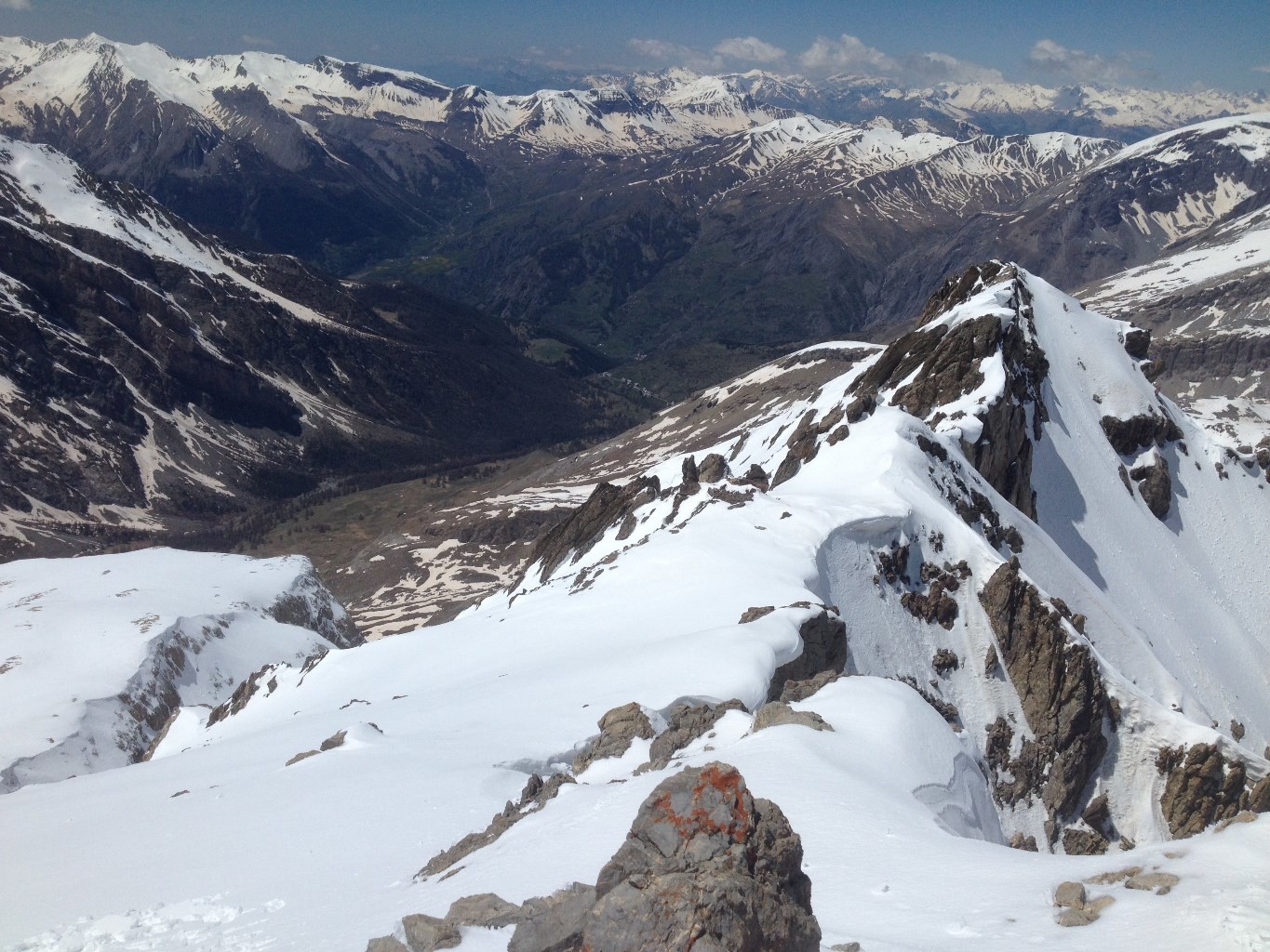 L'Ubaye vue du Sommet.