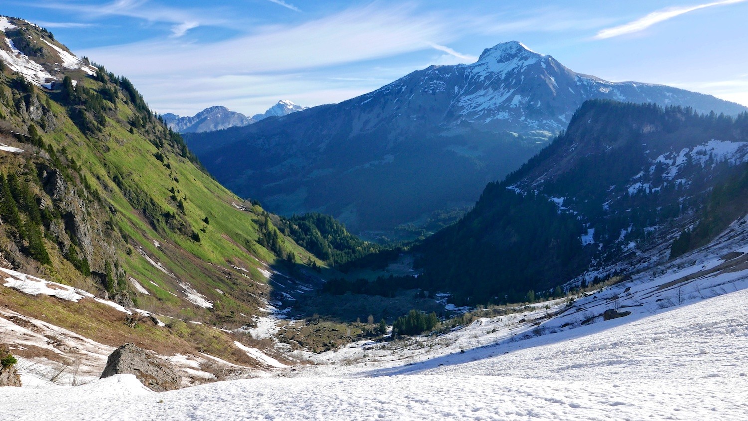 Le bas du vallon d'Ardens