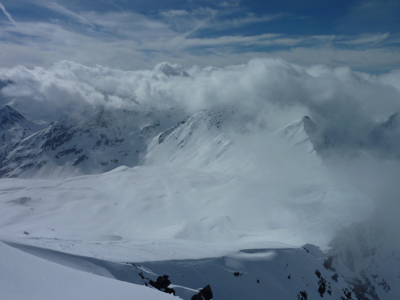 Pointe de Drône enfumée, 3 Lac pas loin