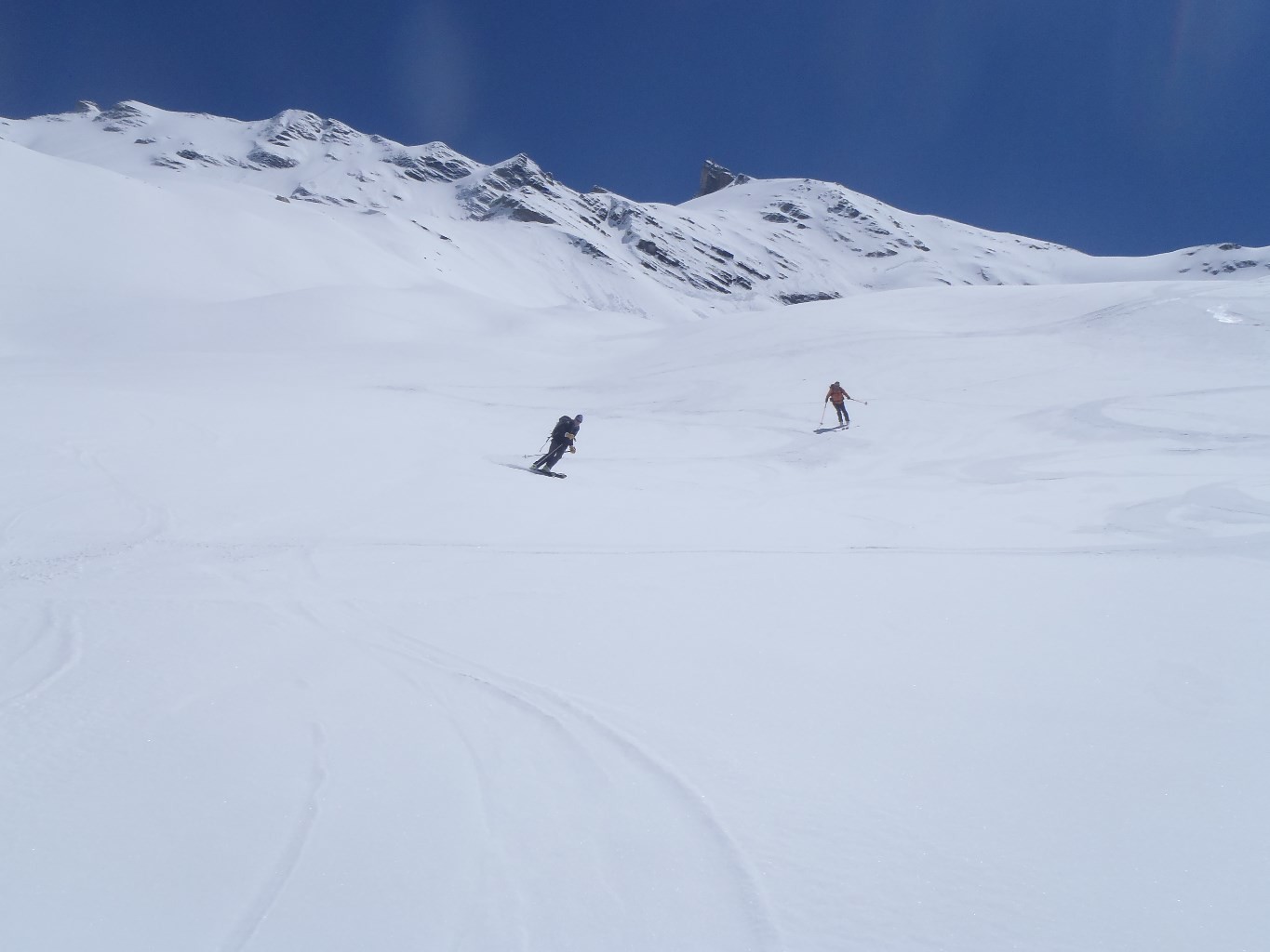 Decente du glacier de Giasson