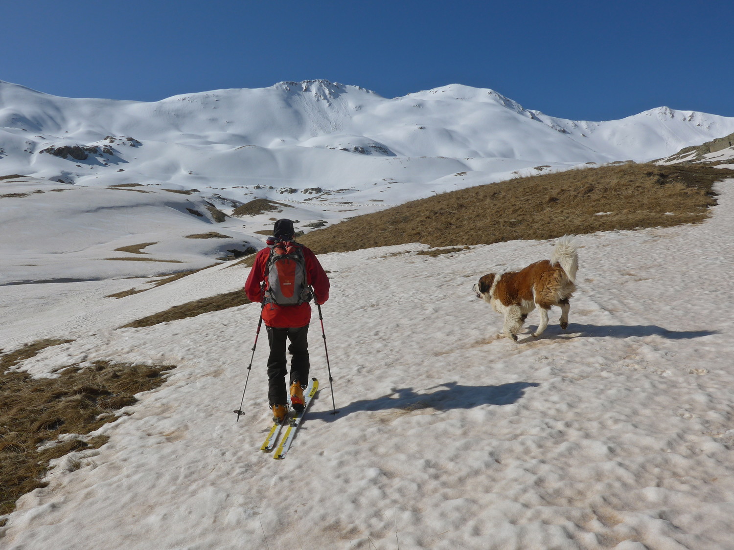 Départ au Lac d'Eissaupres.