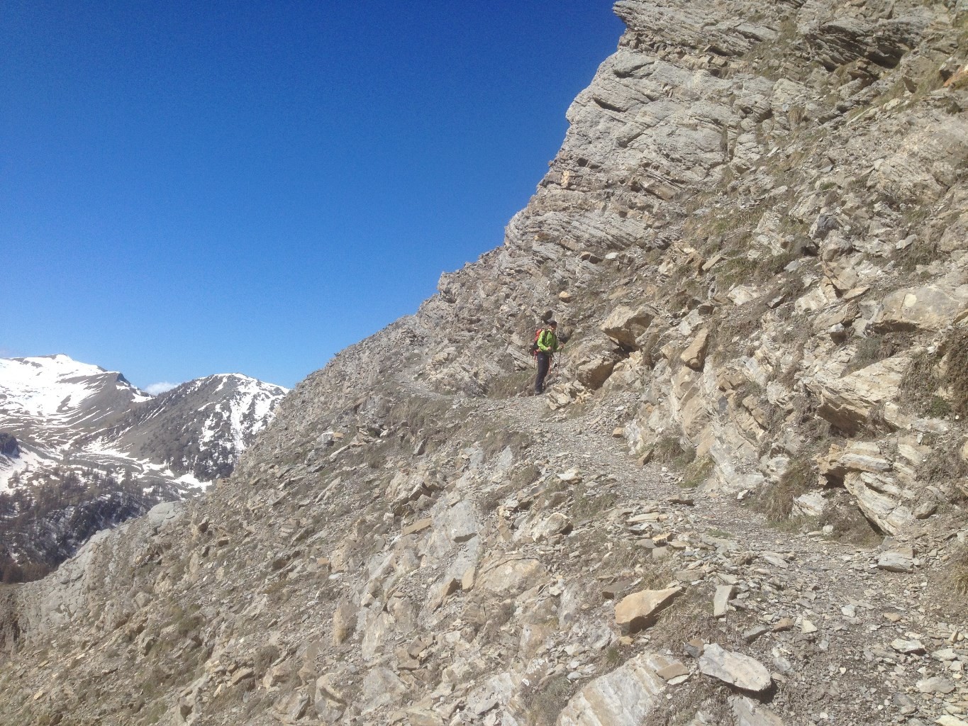 Le passage du verrou du Pelat.