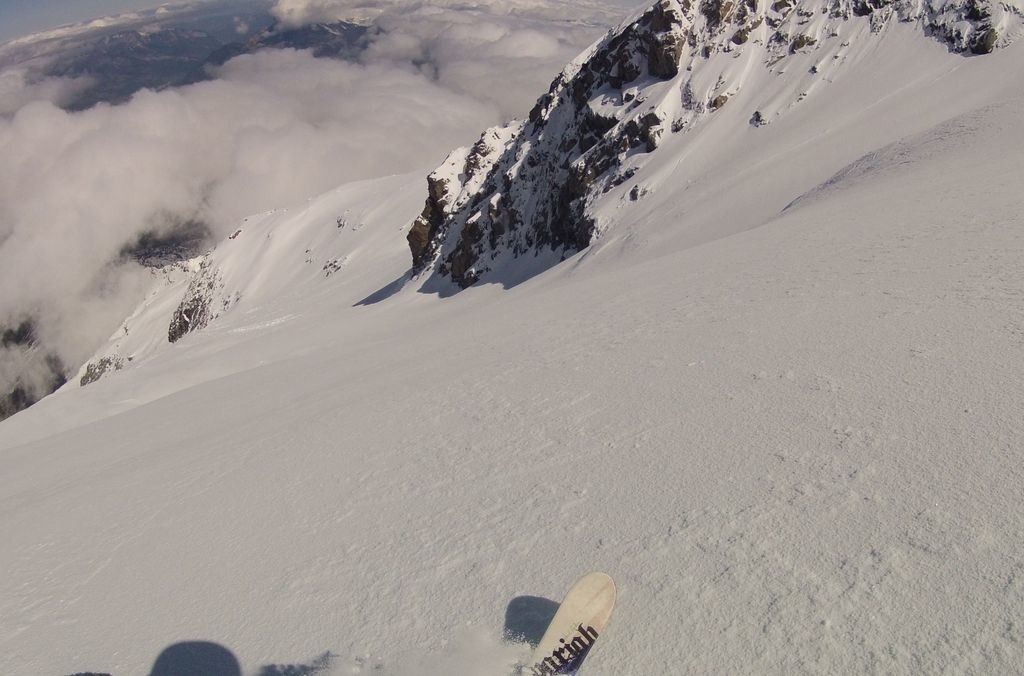 Le début de la descente à partir du col de la Bérangère