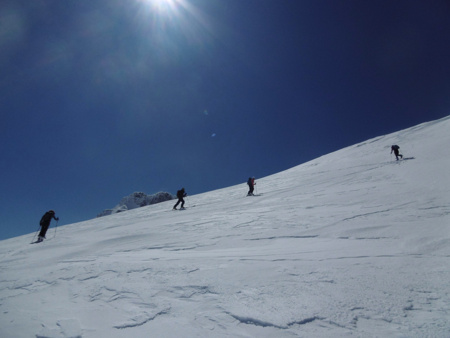 Pentes nord sous la Réchasse