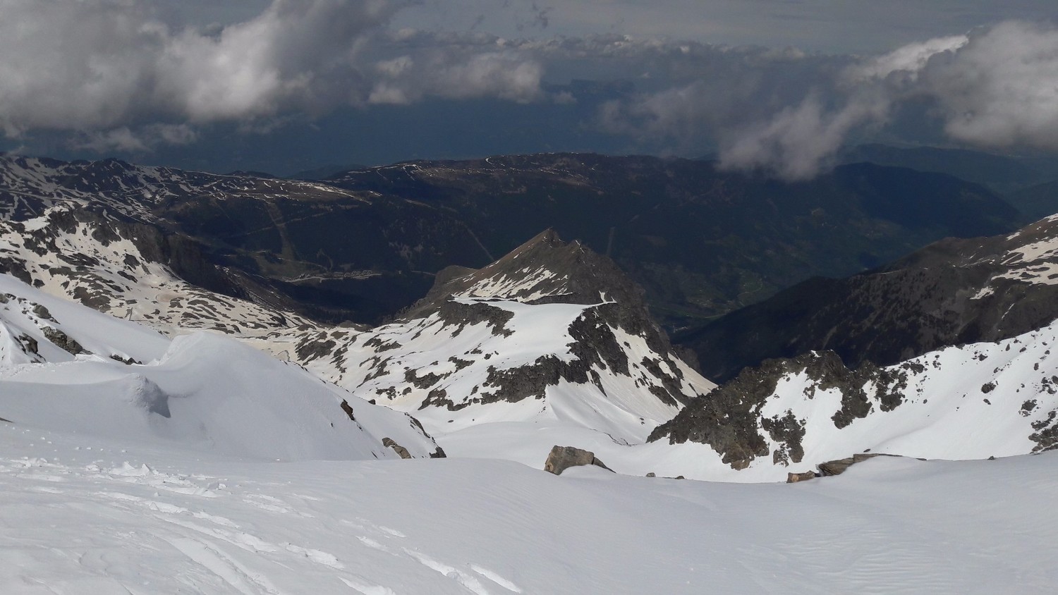 De Rocher Blanc, vers le NW