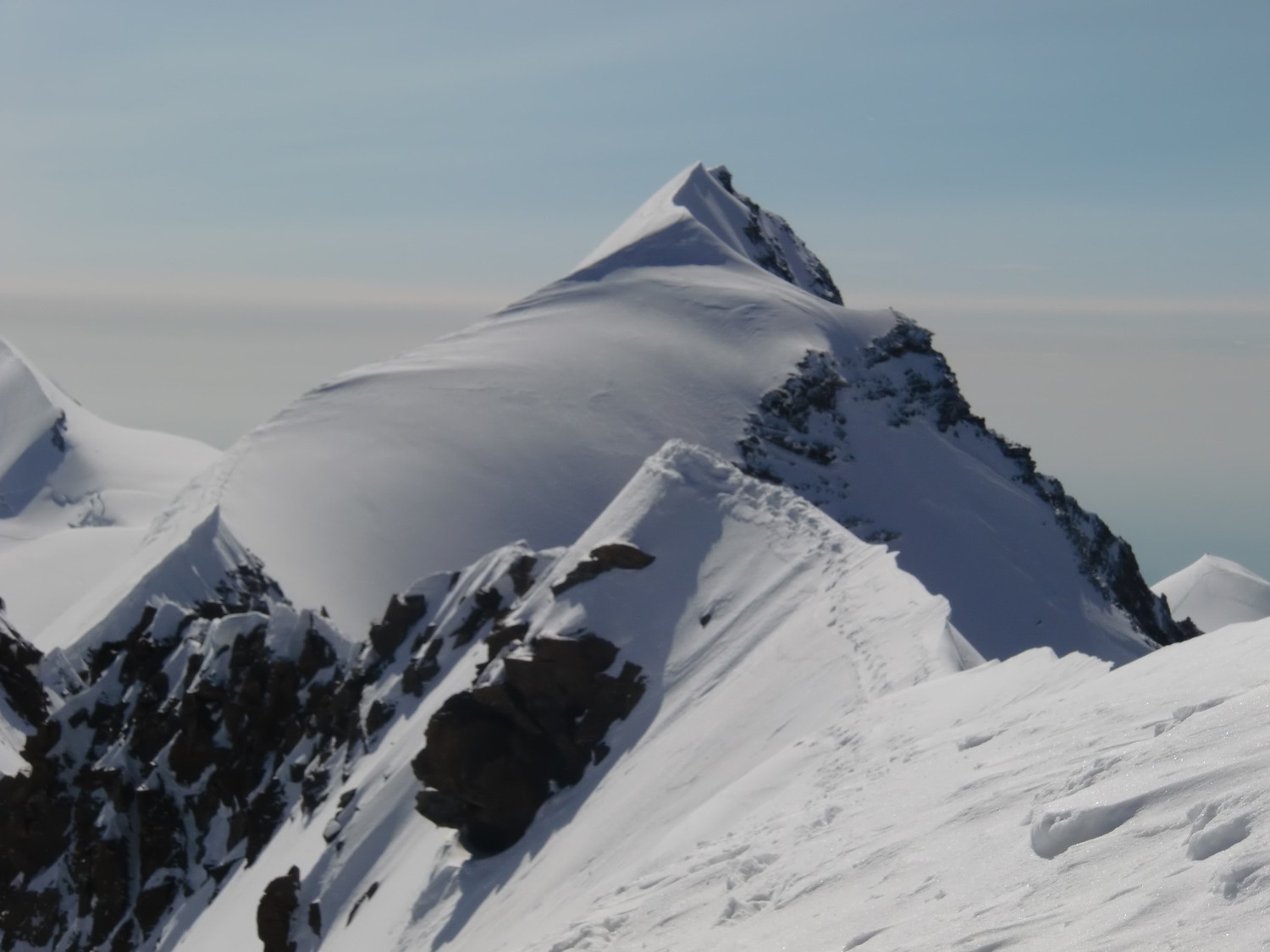 L'autre Lyskamm E. avec sa traversée