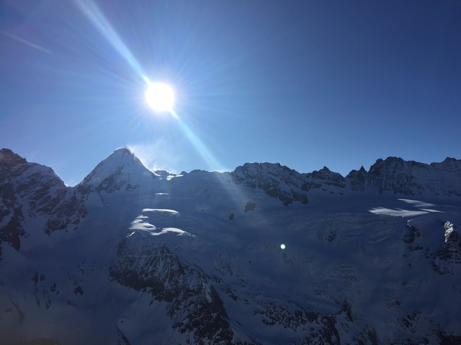 Dent d'Hérens depuis col Mont Brulé