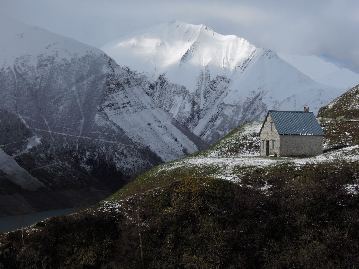 Ambiance au départ... Hivernal !