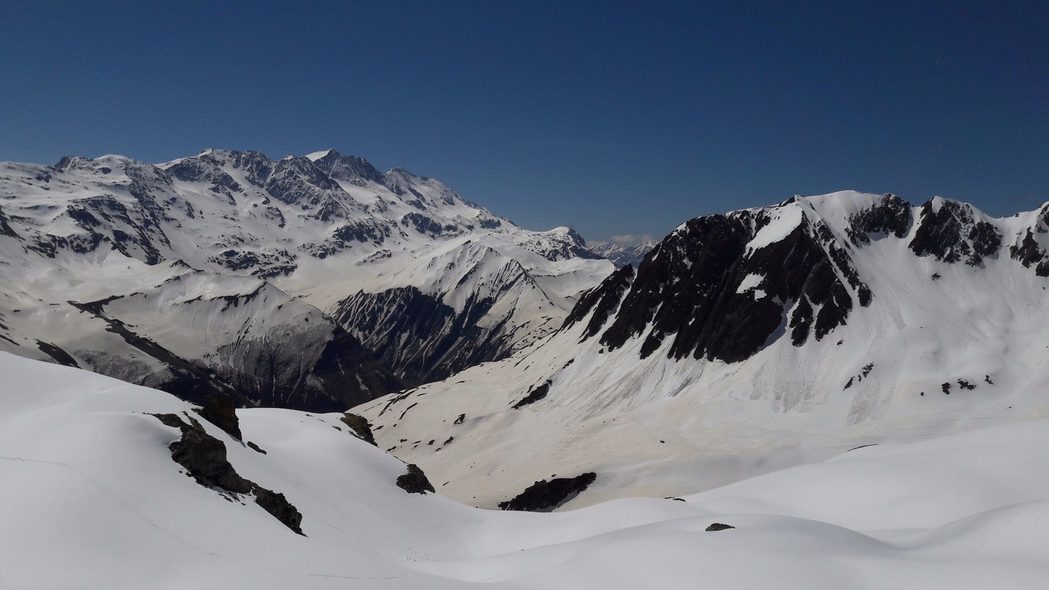 Rocher Pilliozan et les Grandes Rousses